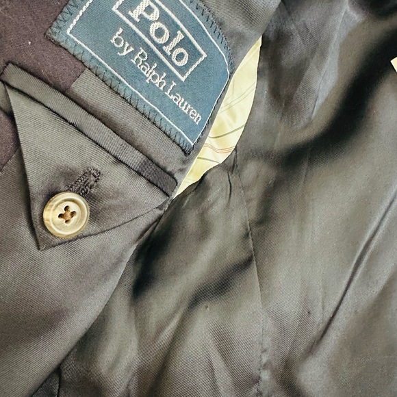 NWT Polo Ralph Lauren Boy's Wool Navy Blue Blazer Size 4T- Made In Italy - Picture 7 of 11